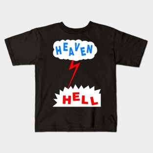 Heaven Hell Kids T-Shirt